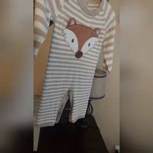Boys sweater romper longalls.